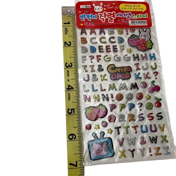 Set of 3 Korean Novelty Stickers - Picture 13 of 14